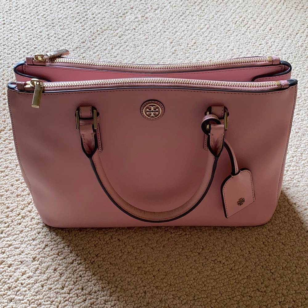 Tory Burch Saffiano Leather Satchel